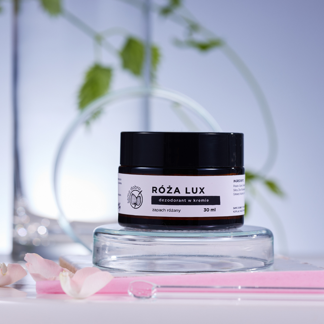 Róża Lux - dezodorantka w paście