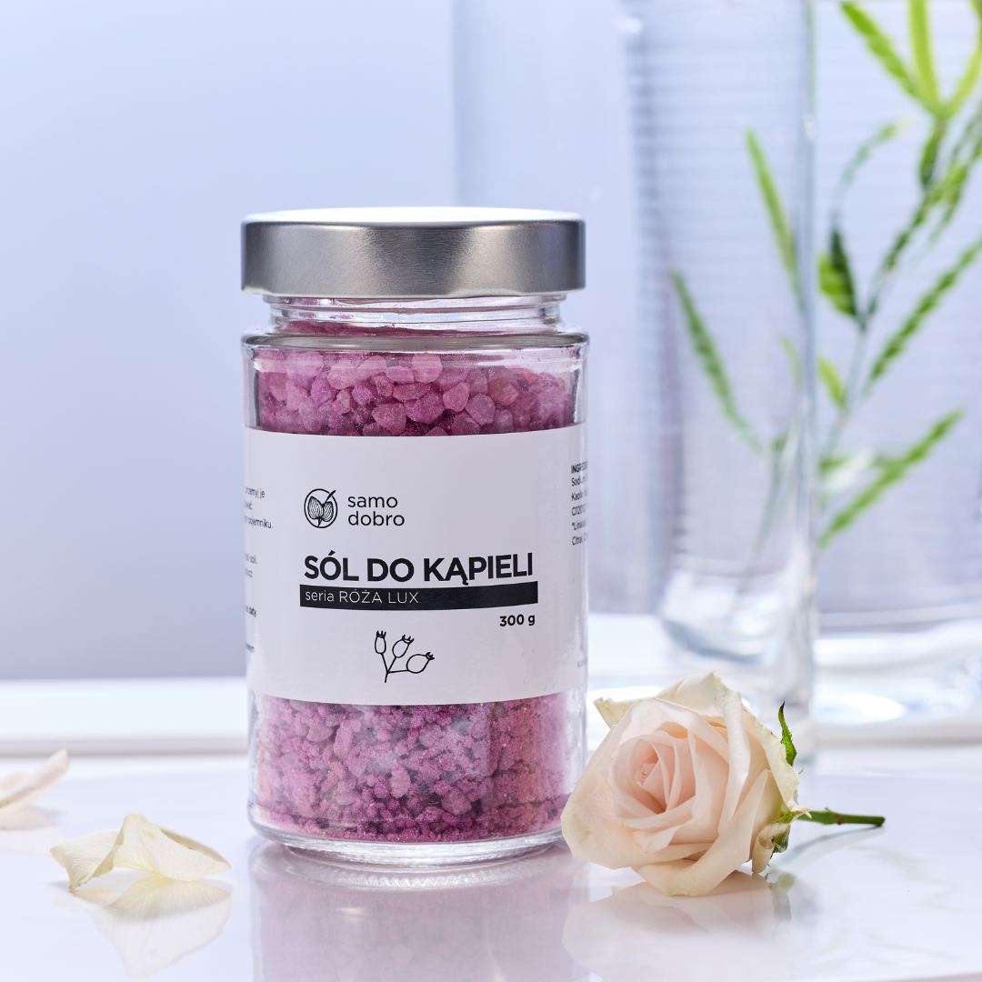 Sól do kąpieli - seria Róża Lux - obrazek 2