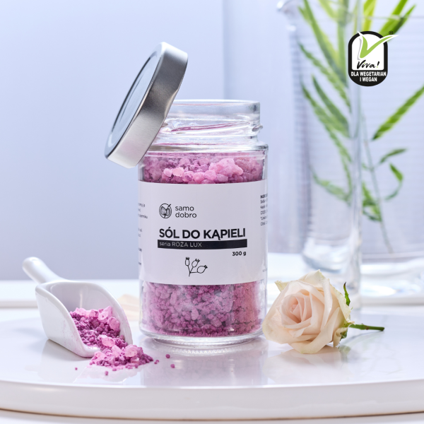 Sól do kąpieli - seria Róża Lux