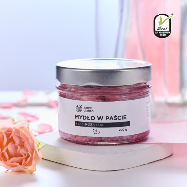 Mydło w paście - Róża Lux