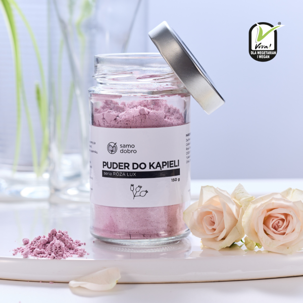 Puder do kąpieli - Róża Lux