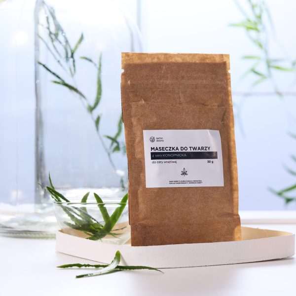 Maseczka do twarzy z serii Konopnicka