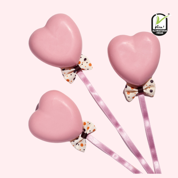 Różane mydło w kształcie serca - 3 sztuki