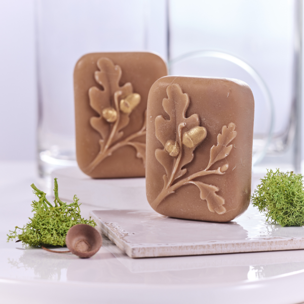 Naturalne mydło z wyciągiem z kory dębu