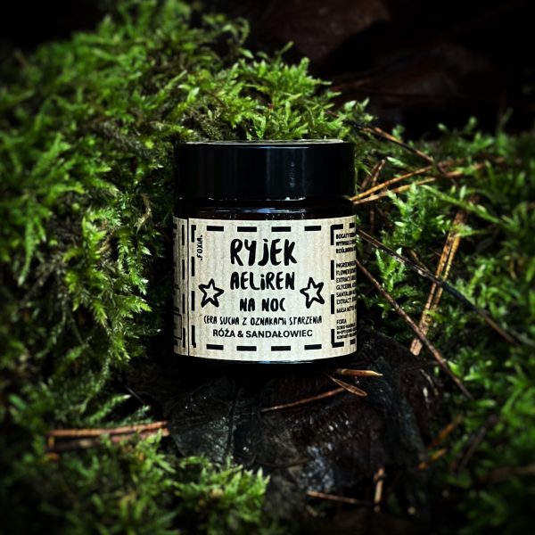 Różany krem-maska do twarzy na noc Aeliren marki Foxia