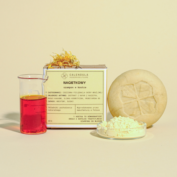 Szampon w kostce NAGIETKOWY od Calendula