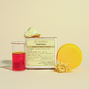Odżywka do włosów w kostce NAGIETKOWA od Calendula